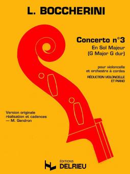 Concerto No. 3 en sol majeur G480 No. 7 