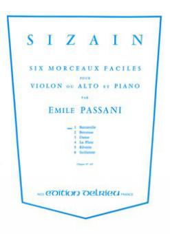 Sizain 1: Barcarolle 