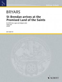 St. Brendan Arrives At The Promised Land Of The Saints Standard