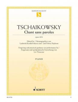 Chant sans paroles op. 40/6 Standard