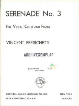 Serenade No. 3 