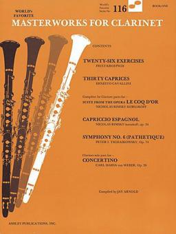 Masterworks For Clarinet Book 1 