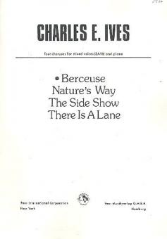 Four Choruses (I. Berceuse) 