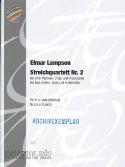 Streichquartett Nr. 2 (1992/1998, rev. 2005) 