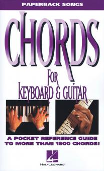 Paperback Songs: Chords for Keyboard & Guitar 