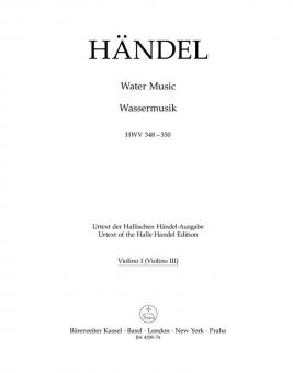 Wassermusik HWV 348-350 