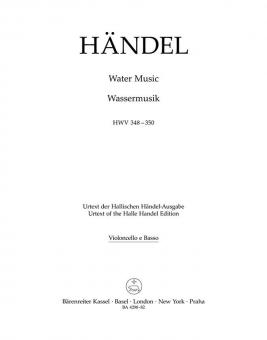 Wassermusik HWV 348-350 