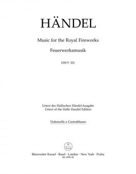 Feuerwerksmusik HWV 351 
