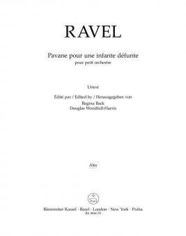 Pavane pour une infante défunte Standard