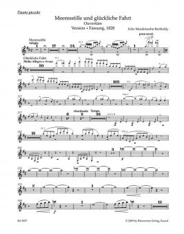 Meeresstille und glückliche Fahrt 