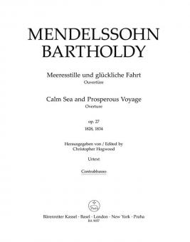 Meeresstille und glückliche Fahrt 