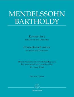 Konzert für Klavier und Orchester e-Moll 