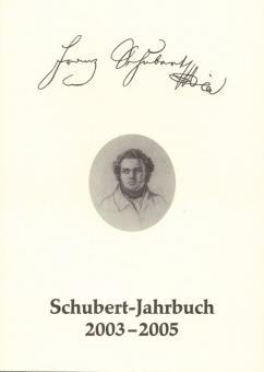 Schubert-Jahrbuch 2003-2005 