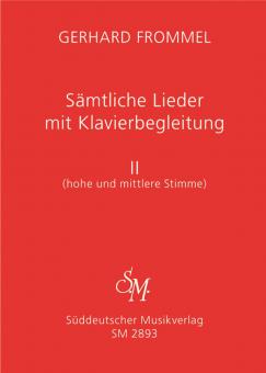 Sämtliche Lieder mit Klavierbegleitung 2 Standard