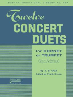 12 Concert Duets for Cornet or Trumpet 