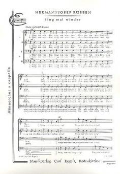 Sing mal wieder 