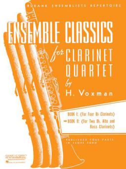 Ensemble Classics for Clarinet Quartet Vol. 2 