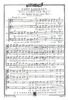 Auf, schenket ein nur reinen Wein 