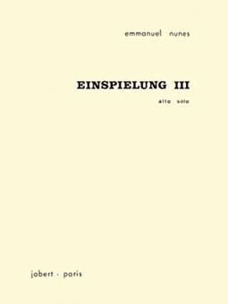 Einspielung III 