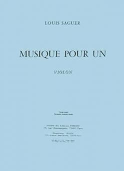 Musique pour un violon 