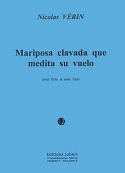 Mariposa clavada que medita su vuelo 