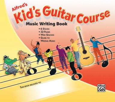 Alfred's Kid's Guitar Course Music Writing Book 
