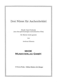 Drei Nüsse für Aschenbrödel (leicht) 