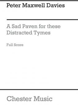A Sad Paven for These Distracted Tymes 