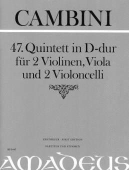 47. Quintett in D-dur 