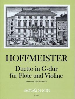 Duetto in G-Dur für Flöte und Violine 