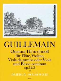 Quatuor III op. 12/3 in d-moll 