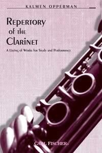 Repertory Of The Clarinet 