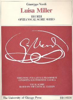 Luisa Miller. Riduzione Per Canto e Pianoforte Basata 