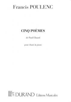 5 Poemes d'Eluard 