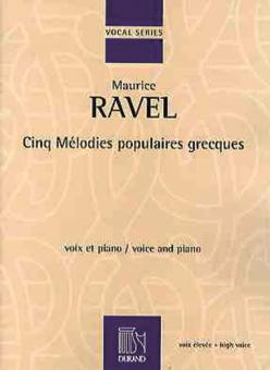 Cinq Melodies Populaires Grecques 