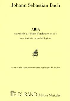 Aria pour Hautbois ou Cor Anglais/Piano 