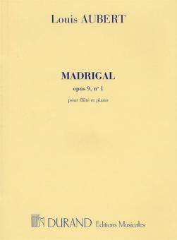 Madrigal, op. 9 N. 1 pour Flute et Piano 