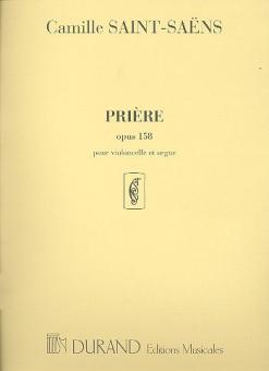 Priere Op. 158 