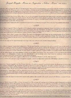 Missa in Augustiis (Nelson Messe) Hob.XXII:II 