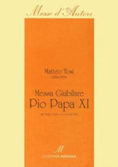 Messa Giubilare Pio XI 