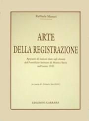Arte della registrazione 