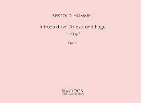 Introduktion, Arioso und Fuge op. 4 