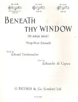 O Sole Mio Eng/It/Neap Song Key Ef 