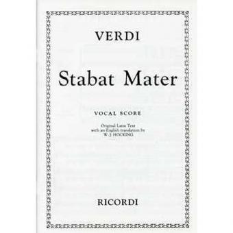 Stabat Mater Lat/Eng Vsc 