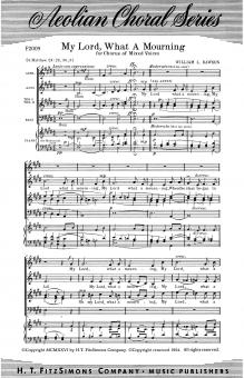 My Lord What A Mourning 