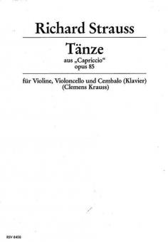 Tänze op. 85 aus 'Capriccio' 