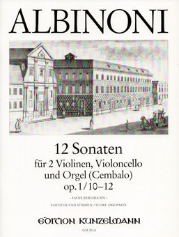 12 Sonaten op. 1/10-12 