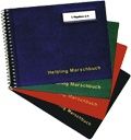 Marschbuch schwarz - 15 Taschen 
