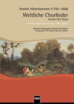 Weltliche Chorlieder für Männerstimmen TTBB a cappella 
