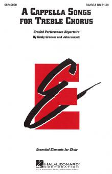 A Cappella Songs For Treble Chorus 